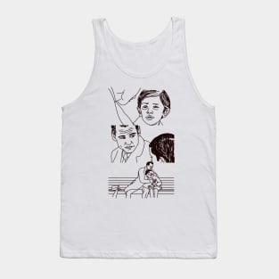 Crying-Boy-On-A-Bench Meme / Finding Neverland Meme Tank Top